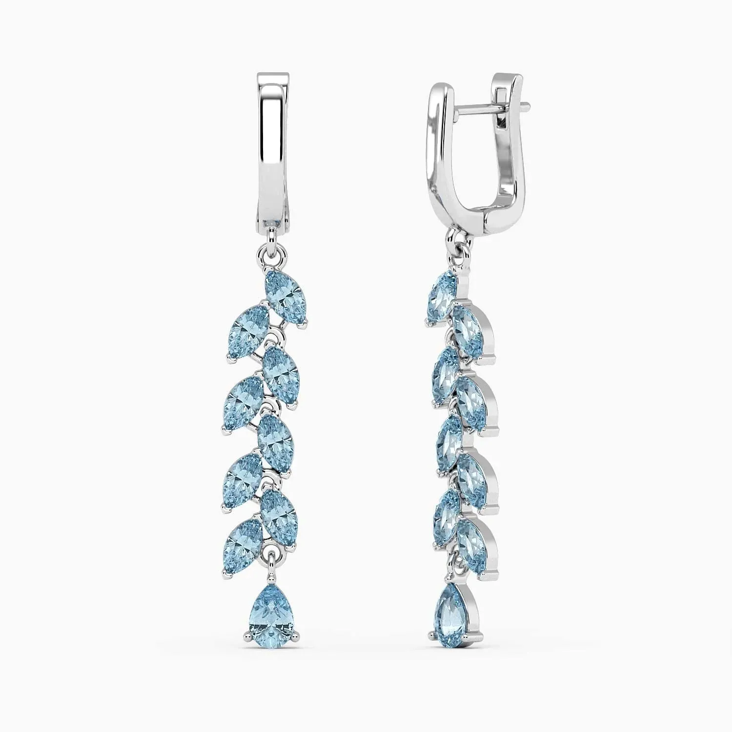 Topaz Drop Earrings in Sterling Silver | Irosk Australia ®