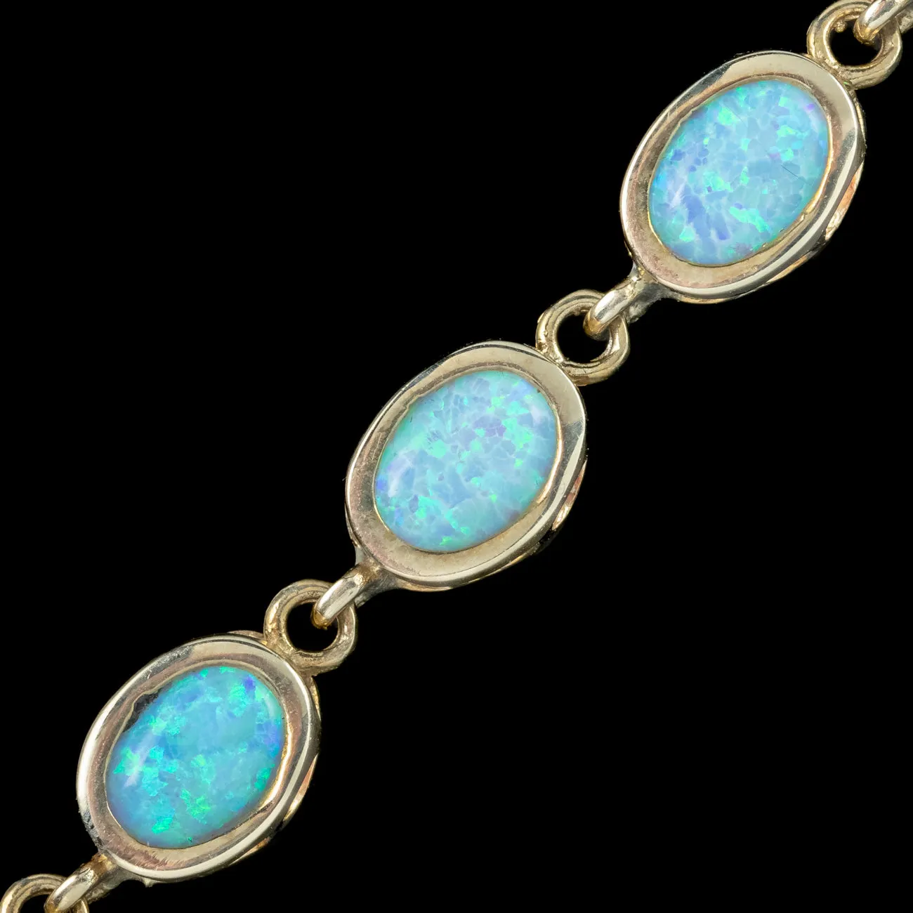 Vintage Style Opal Bracelet 9ct Gold