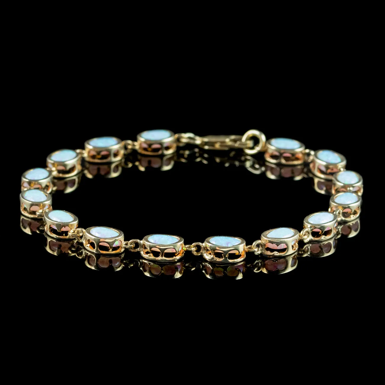 Vintage Style Opal Bracelet 9ct Gold