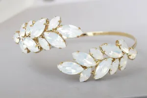 WHITE WEDDING BRACELET